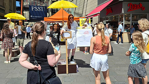 Researchers in the streets at Soapbox Science 2026