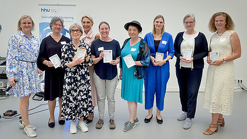 Group of honored women at the 20th anniversary celebration of Selma Meyer Mentoring 2026